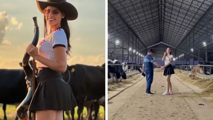 Miss revela fazenda de R$ 800 milhões de Amado Batista e surpreende com vídeo exclusivo