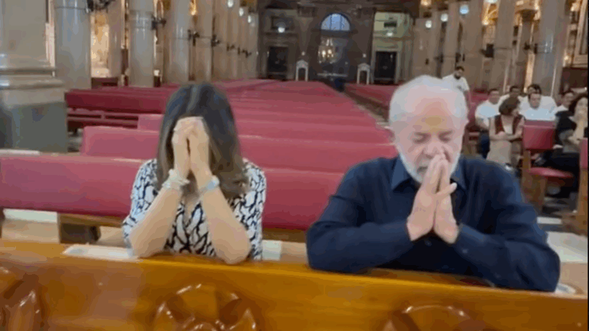 Lula visita Basílica para agradecer proteção após falha em avião