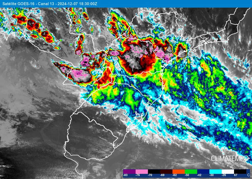 ALERTA: Ciclone extratropical provoca chuva de 100 mm e rajadas de vento de 100 km/h; veja onde