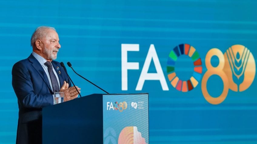 Em jornais internacionais, Lula diz que fome é escolha política