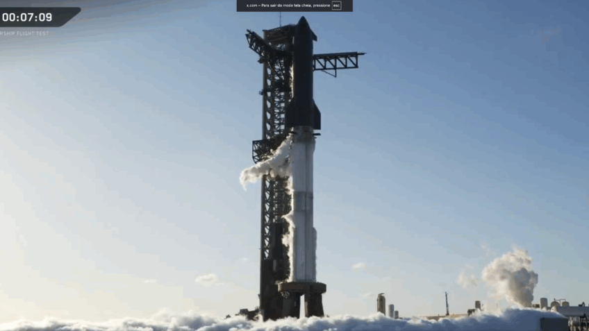 Starship, da SpaceX, completa com sucesso último voo de teste orbital