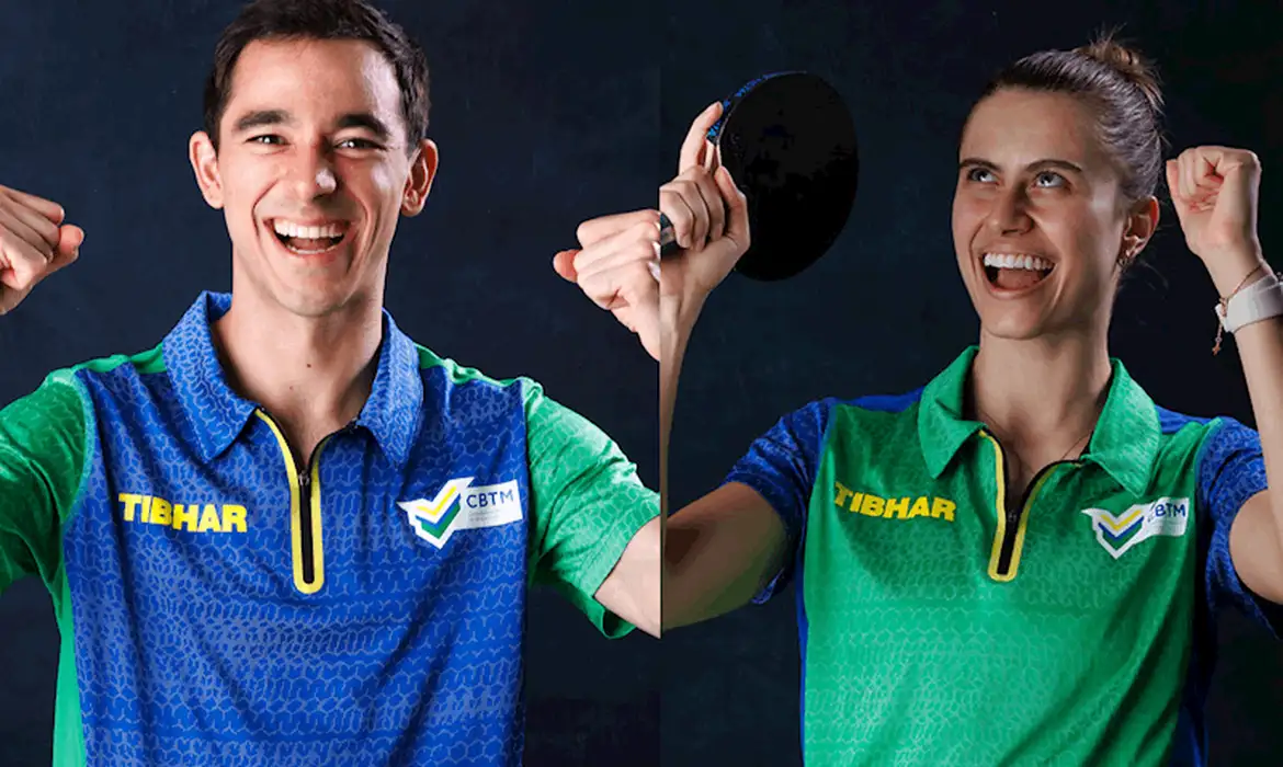 Hugo Calderano e Bruna Takahashi são campeões do Pan-Americano nos EUA