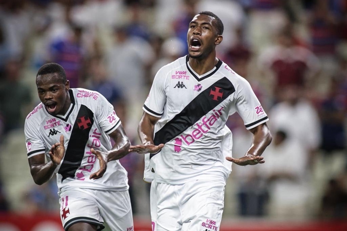 Brasileirão: com um jogador a menos, Vasco vence Fortaleza por 2 x 0