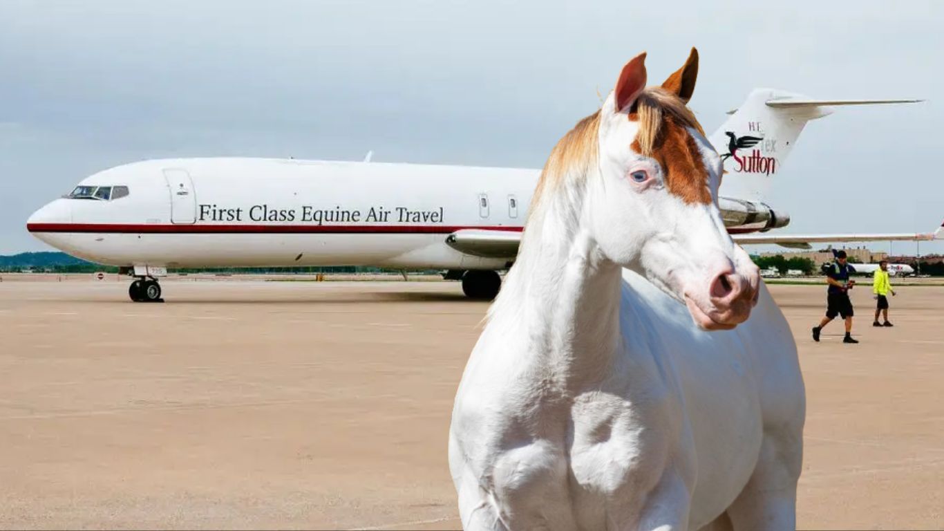 Conheça os Air Horse One, aviões que transportam 85 cavalos – os verdadeiros “estábulos aéreos”