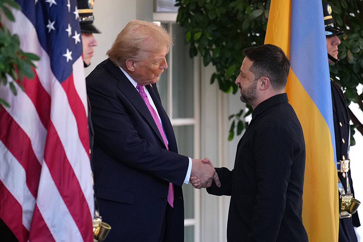 Após reunião com Zelensky, Trump diz que guerra deve parar “onde está”