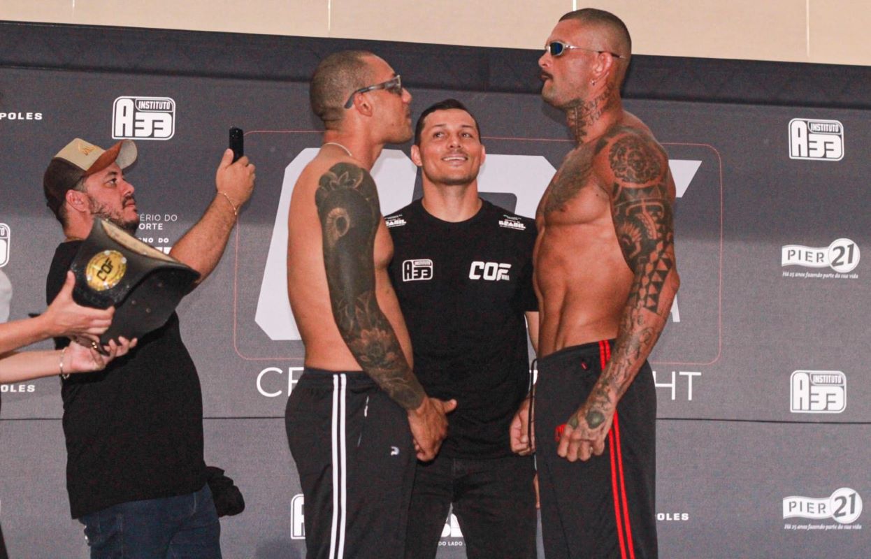 Confira como foram as pesagens e encaradas do Centro-Oeste Fight