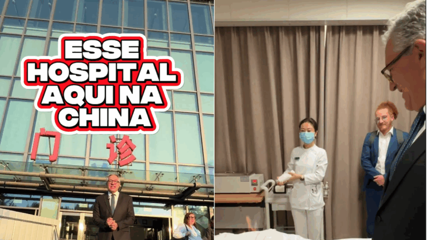Padilha mostra hospital de universidade na China; assista ao vídeo
