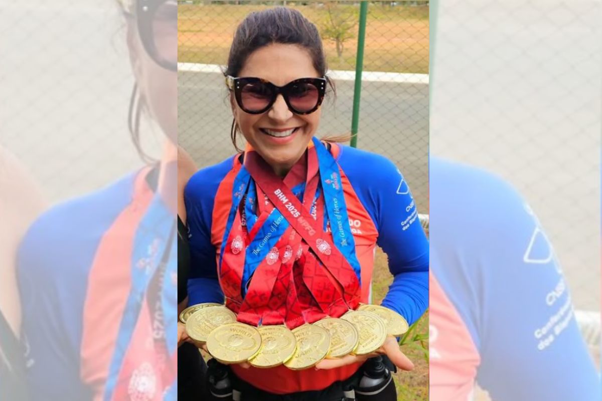 “O câncer de mama não me fez desistir do meu sonho”, diz medalhista