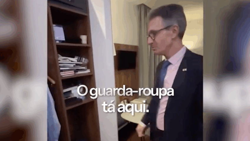 Zema mostra hotel “mais em conta” onde está hospedado em Paris