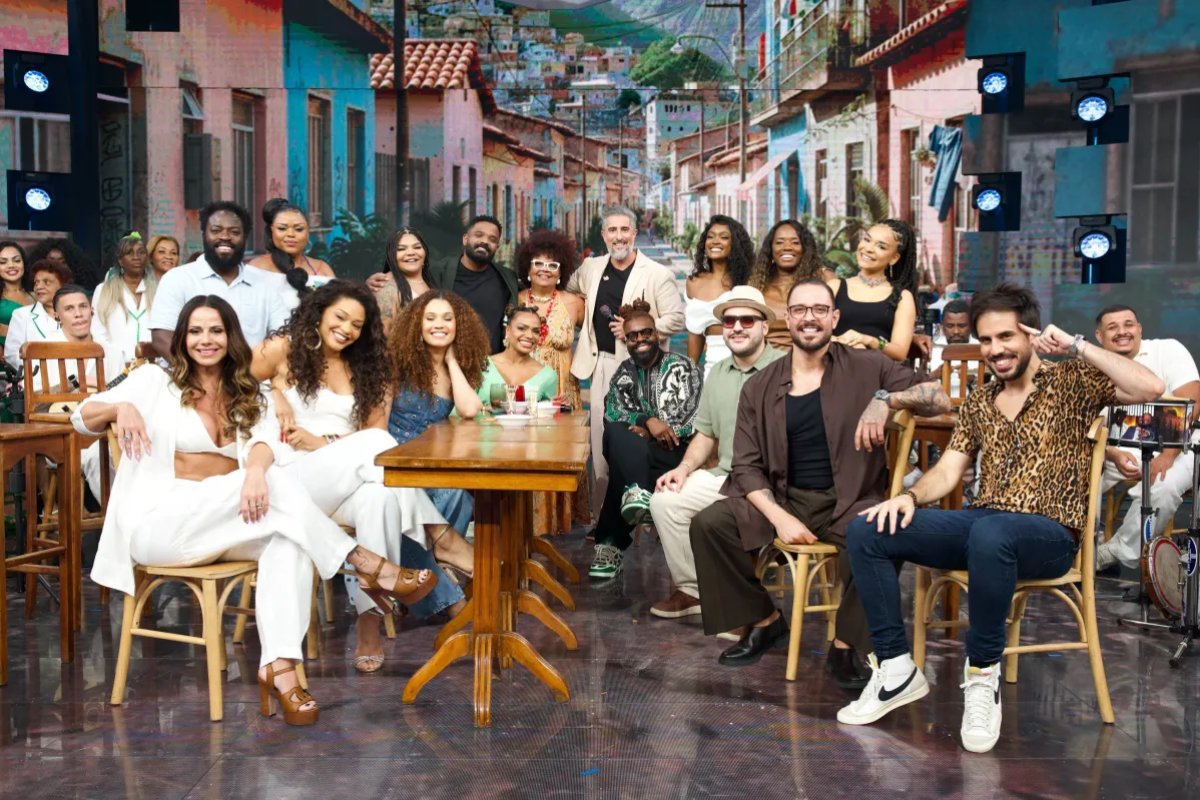 Arlindo Cruz é homenageado por família e amigos no Caldeirão com Mion