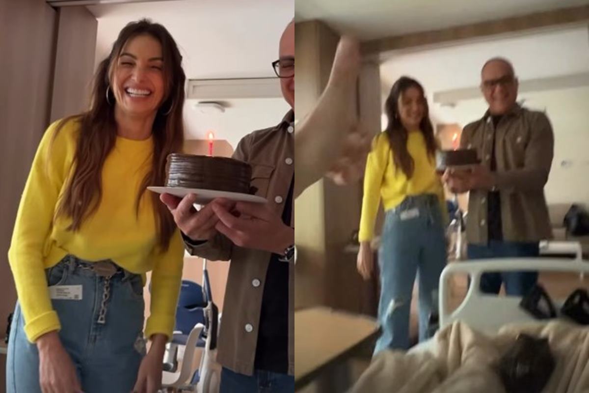 Patrícia Poeta celebra 49 anos no hospital ao lado do filho internado