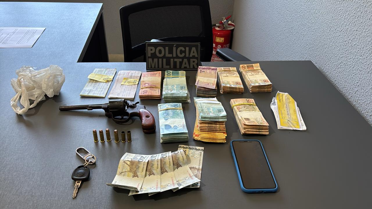 Polícia Militar detém quadrilha após roubo, tentativa de homicídio e recupera mais de R$ 75 mil
