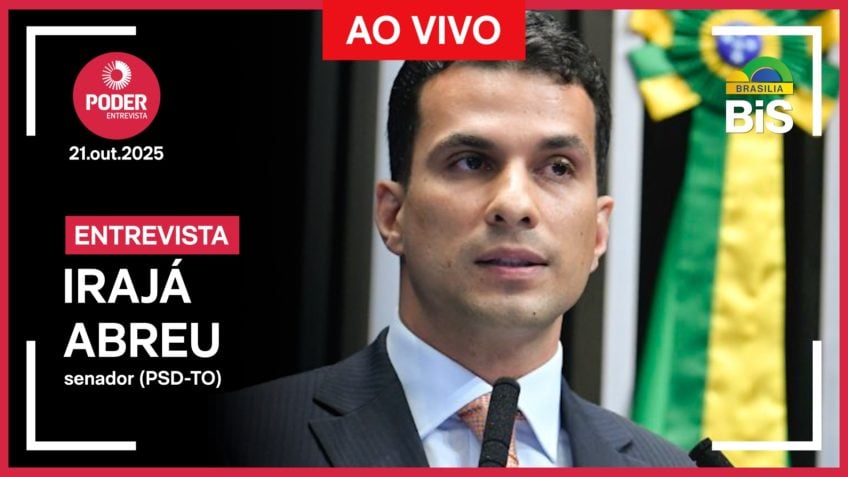 Ao vivo: Poder360 entrevista o senador Irajá Abreu