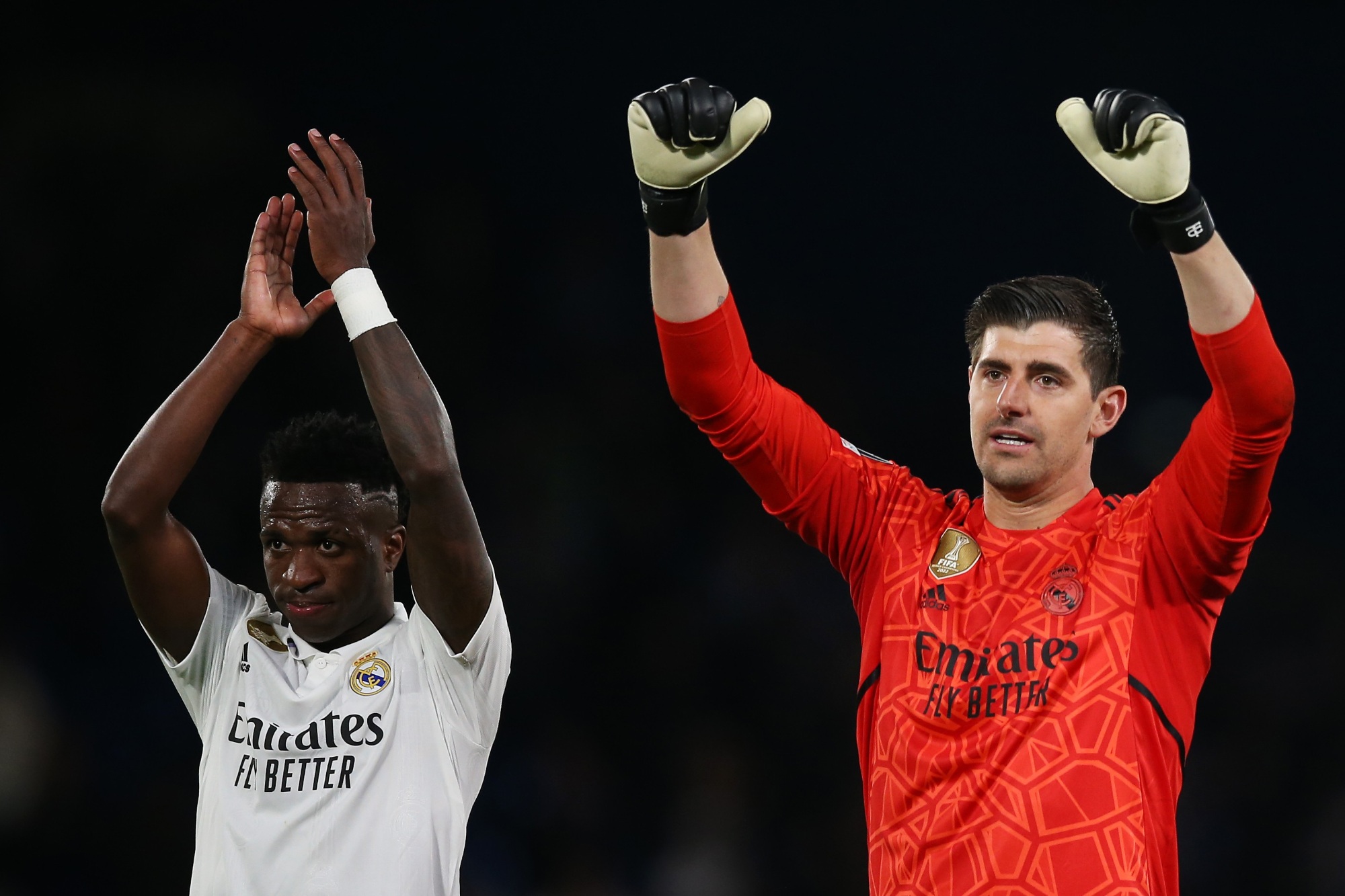 Courtois defende Vini Jr. de críticas: “Muitos de vocês zombaram dele”