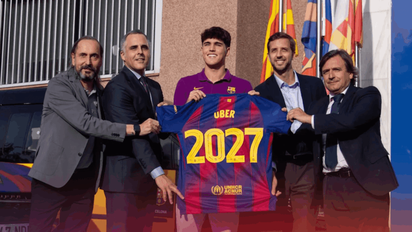 Barcelona fecha parceria de 3 mi de euros com a Uber até 2027