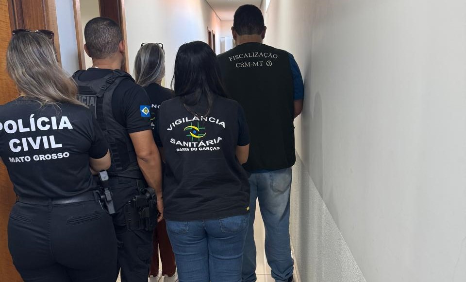 Ação conjunta do CRM-MT, Polícia Civil e Vigilância Sanitária combate atuação de falsos médicos
