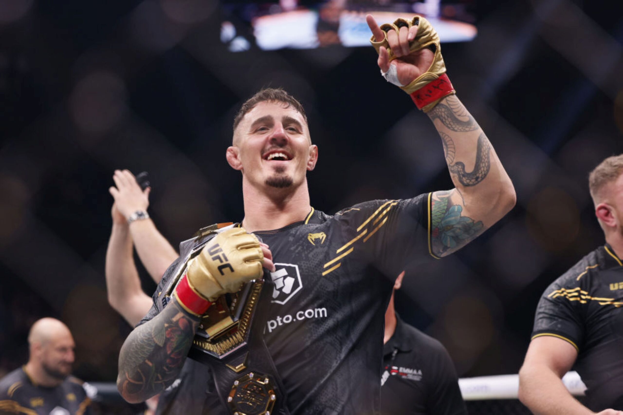 UFC: Aspinall defende título pela 1ª vez; brasileiras disputa cinturão