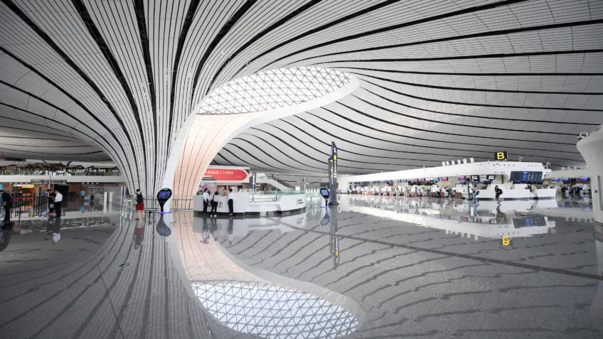 Aeroporto de Daxing, o maior da China, completa 6 anos