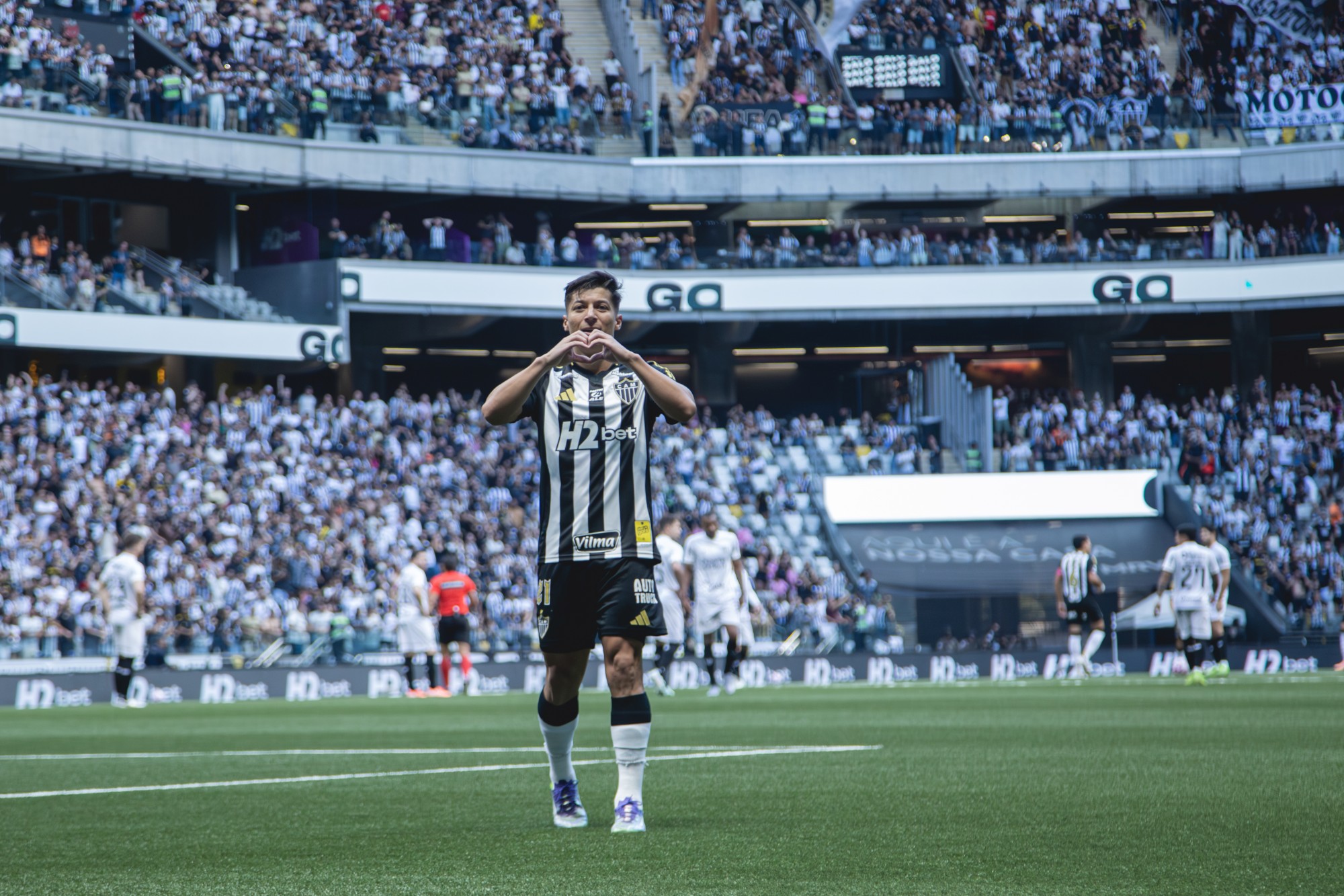 Vídeo: volante do Atlético-MG marca gol mais rápido do Brasileirão