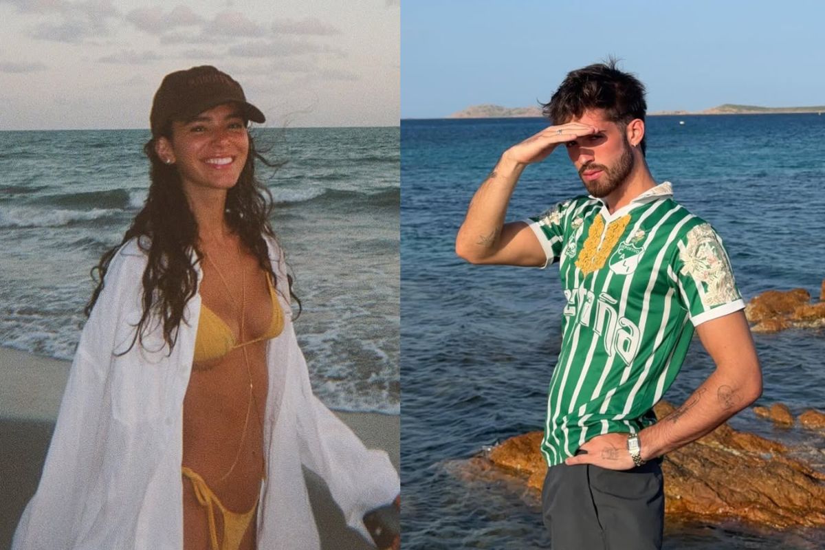 Bruna Marquezine e João Guilherme são vistos juntos em praia do Rio