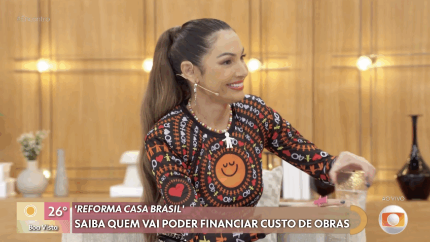 "TV Globo" explica programa de Lula para reformar casas no "Encontro"