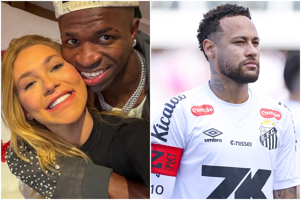 Neymar reage a namoro de Virginia e Vini Jr.