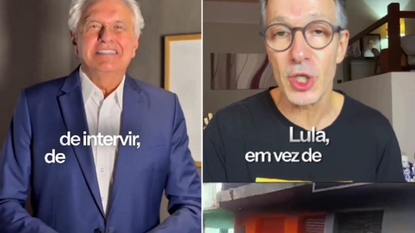 Pré-candidatos a presidente, Caiado e Zema criticam Lula por violência no Rio