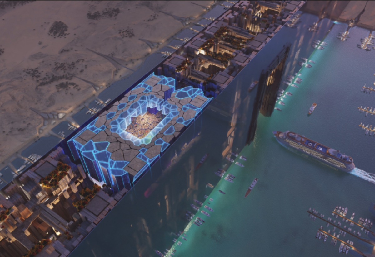 Arábia Saudita anuncia estádio futurista para a Copa do Mundo de 2034