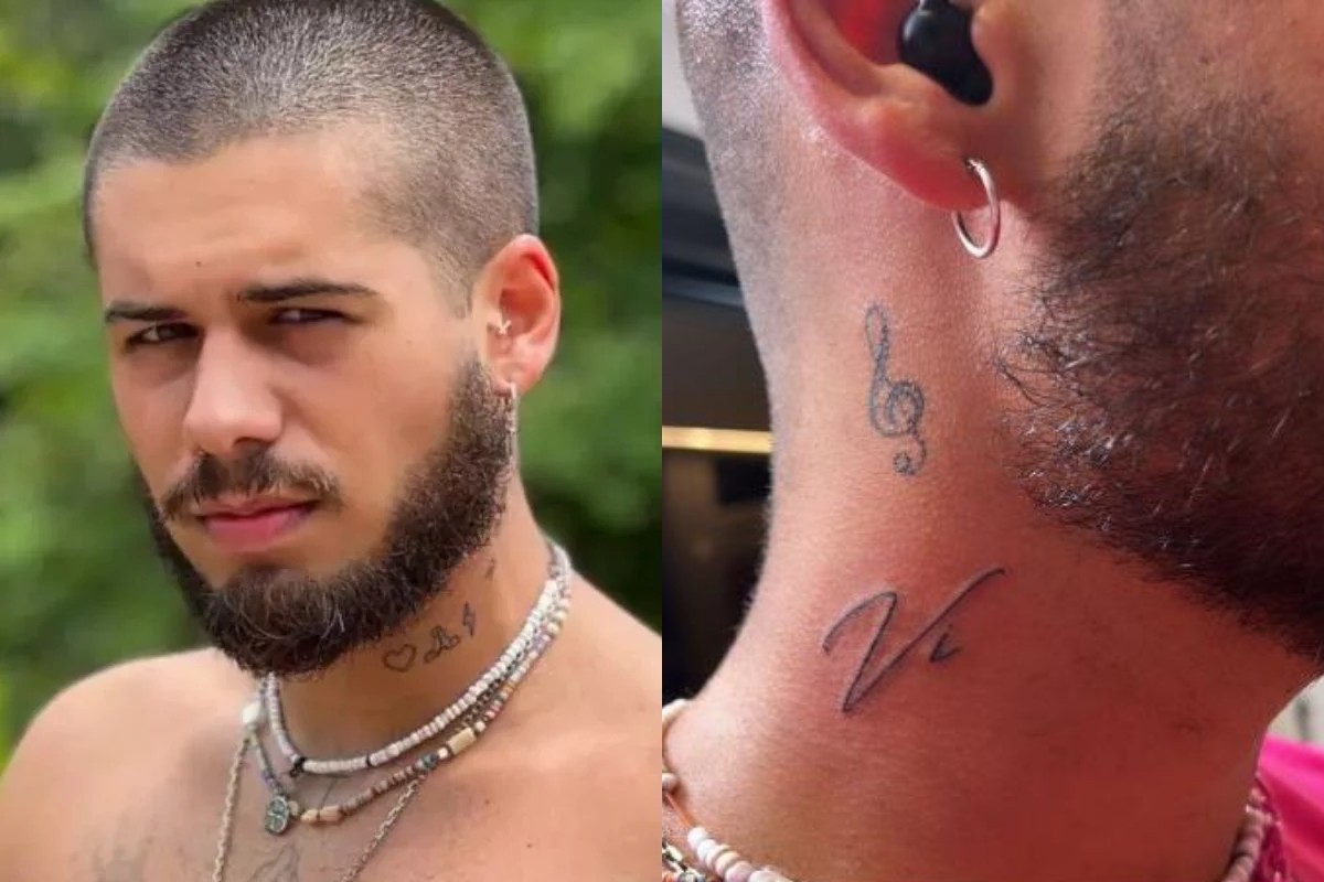Zé Felipe expõe contradição ao cobrir tatuagem que fez para Virginia