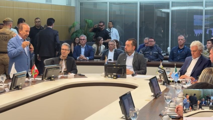 Em reunião no RJ, governadores acusam Lula de omissão na segurança