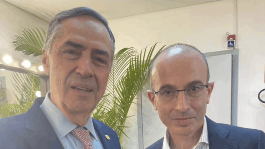 Barroso se encontra com Yuval Noah Harari, autor de "Sapiens"