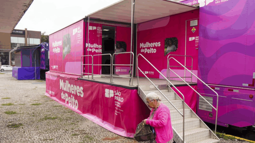 Governo de SP oferece mamografias gratuitas em 7 regiões do Estado