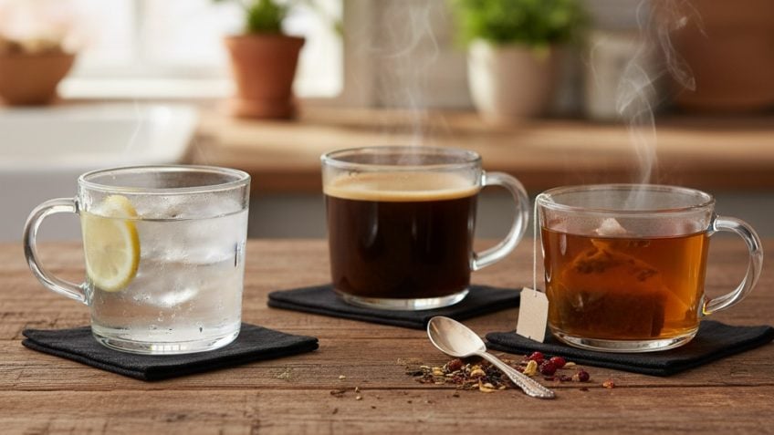 Beber água, café e chá está ligado a maior longevidade, aponta estudo