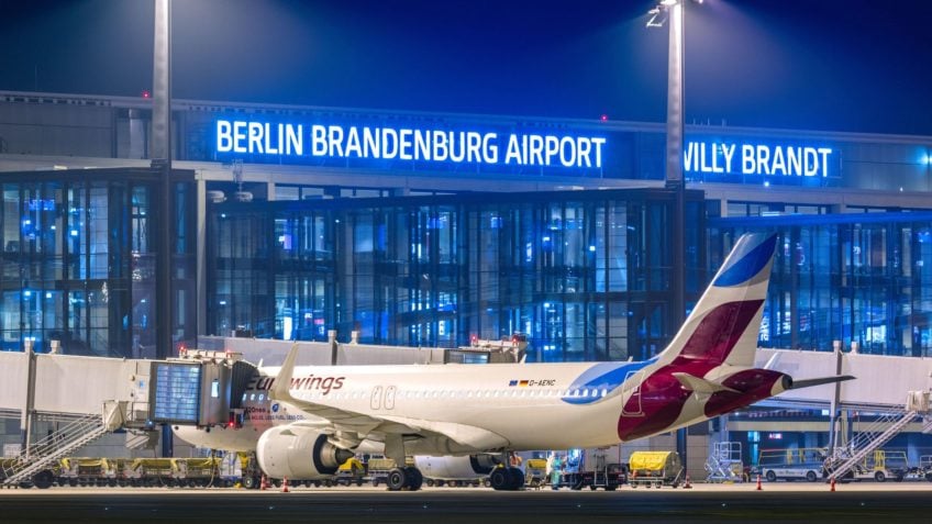 Drone interrompe voos no Aeroporto de Berlim