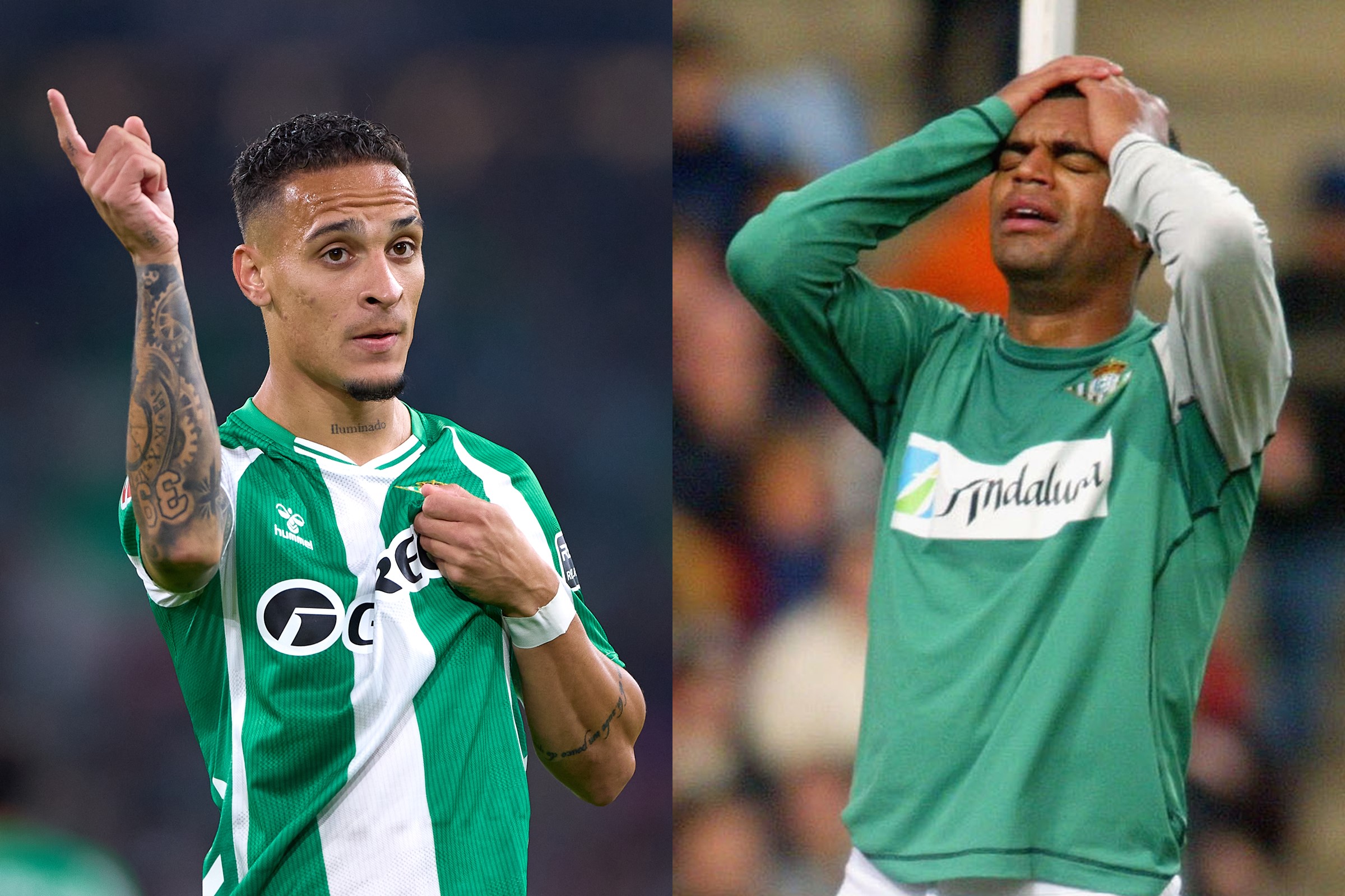 Antony alcança marca de Denílson no Real Betis com 161 jogos a menos