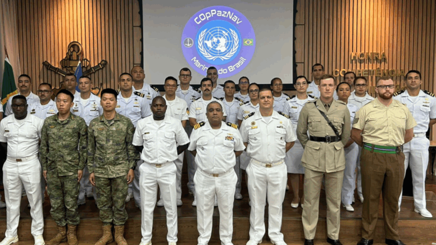 Marinha recebe certificação da ONU para curso de operações de paz