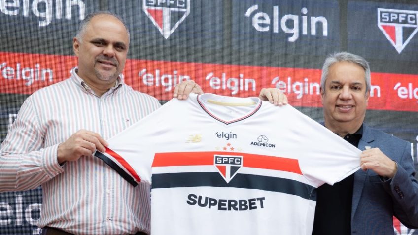 São Paulo renova patrocínio com Elgin até 2026