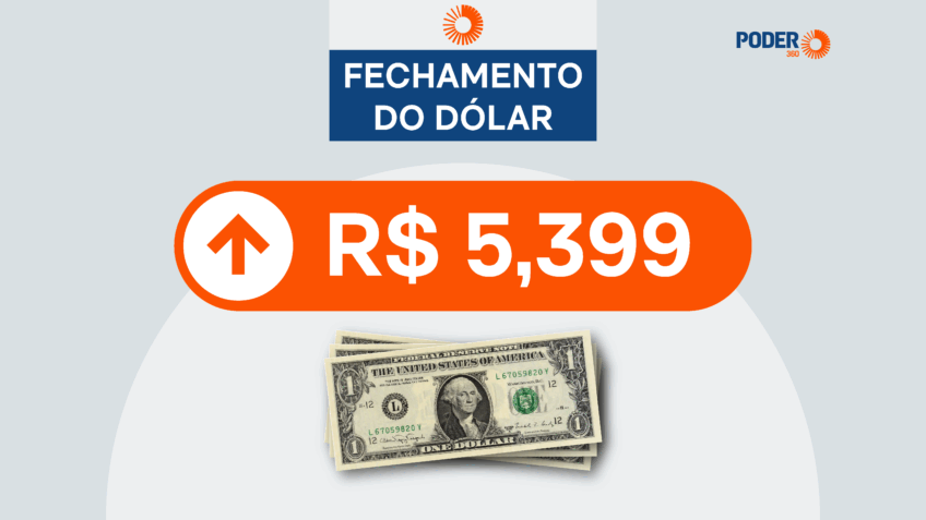 Dólar sobe para R$ 5,399 na véspera do Copom