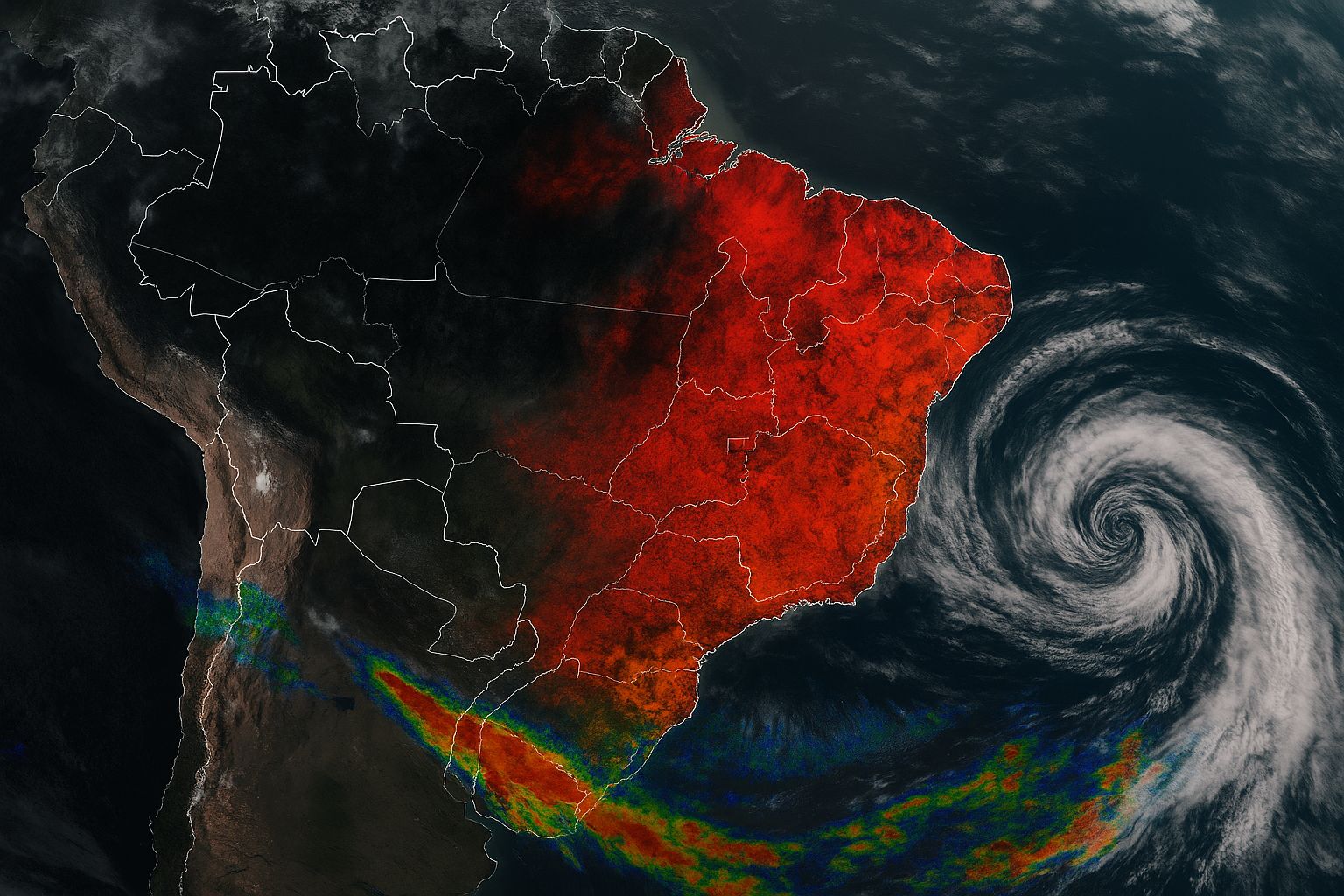PERIGO: Chuvas devem superar os 200 mm com nova frente fria, alerta o Inmet