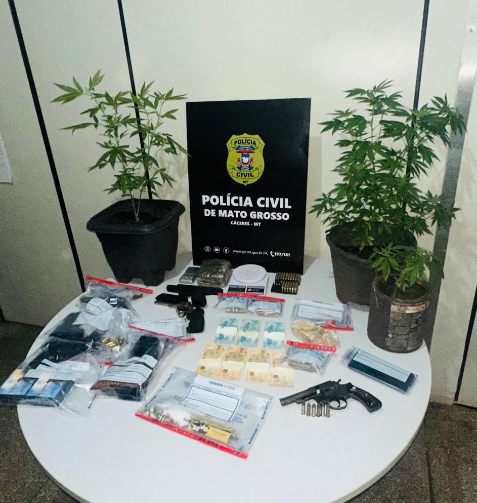 Polícia Civil cumpre 24 mandados contra membros de facção criminosa atuante em Cáceres