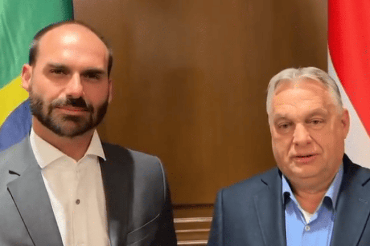 Com Eduardo, Orbán mostra apoio a Bolsonaro: “Pode contar conosco”