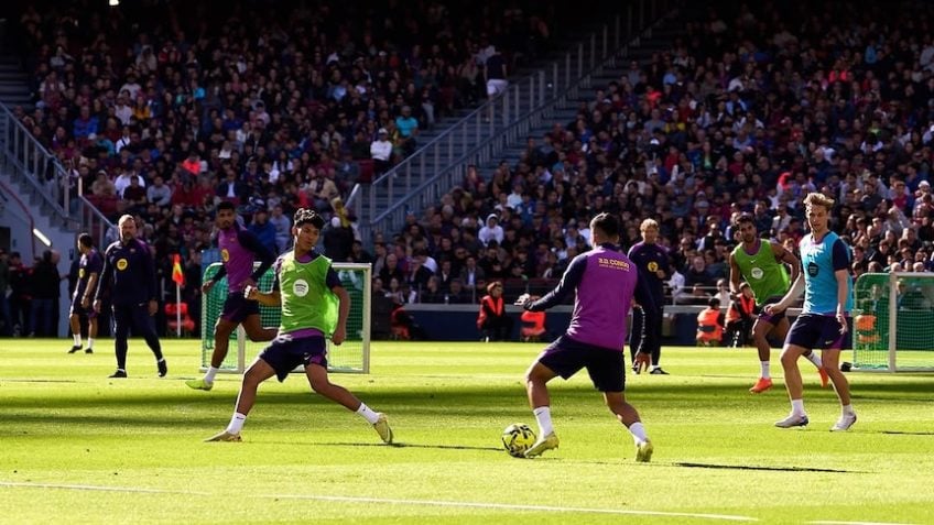 Barcelona faz treino aberto no Camp Nou; veja o novo estádio