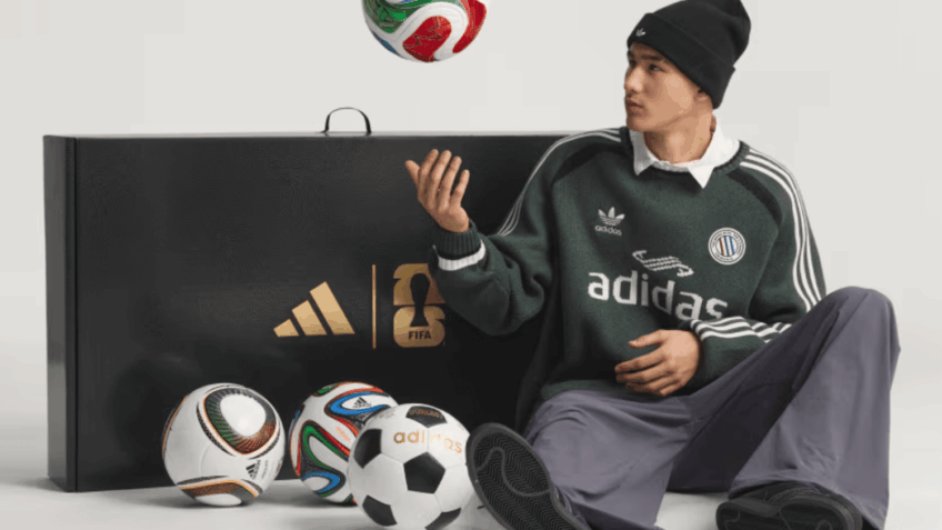 Adidas lança kit com réplicas das bolas das Copas de 1970 a 2026