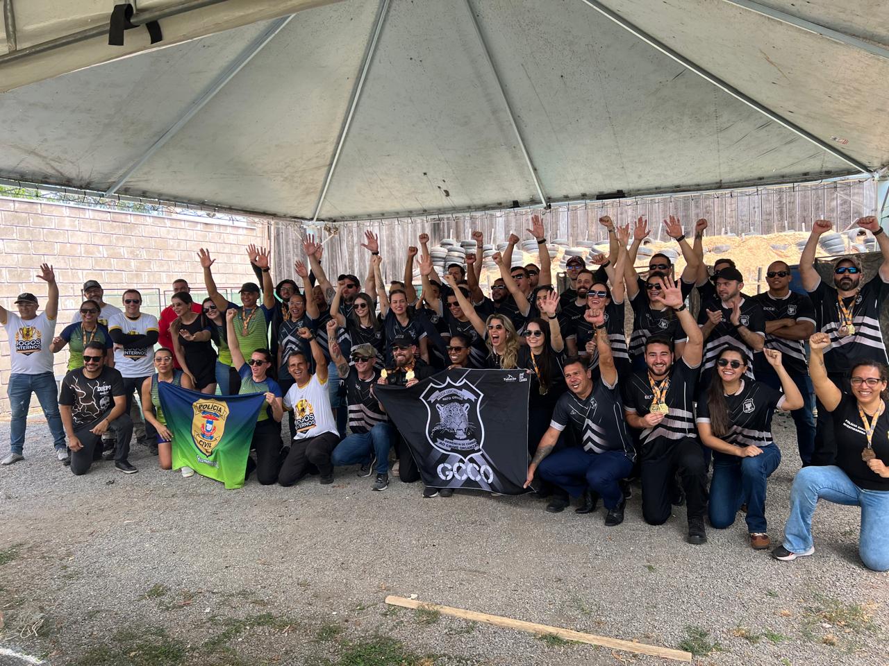 Prova de tiro policial encerra Jogos da Polícia Civil com participação de policiais de todo estado