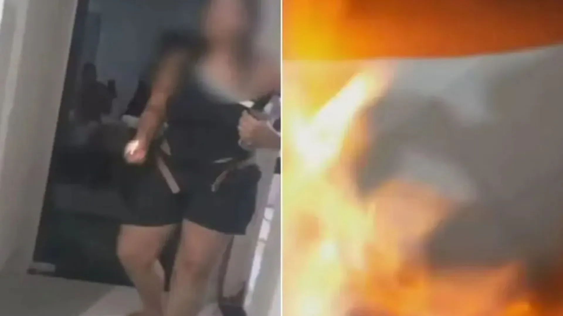 Mulher ateia fogo no marido em GO, e ele filma: 'Você fez a sua escolha'