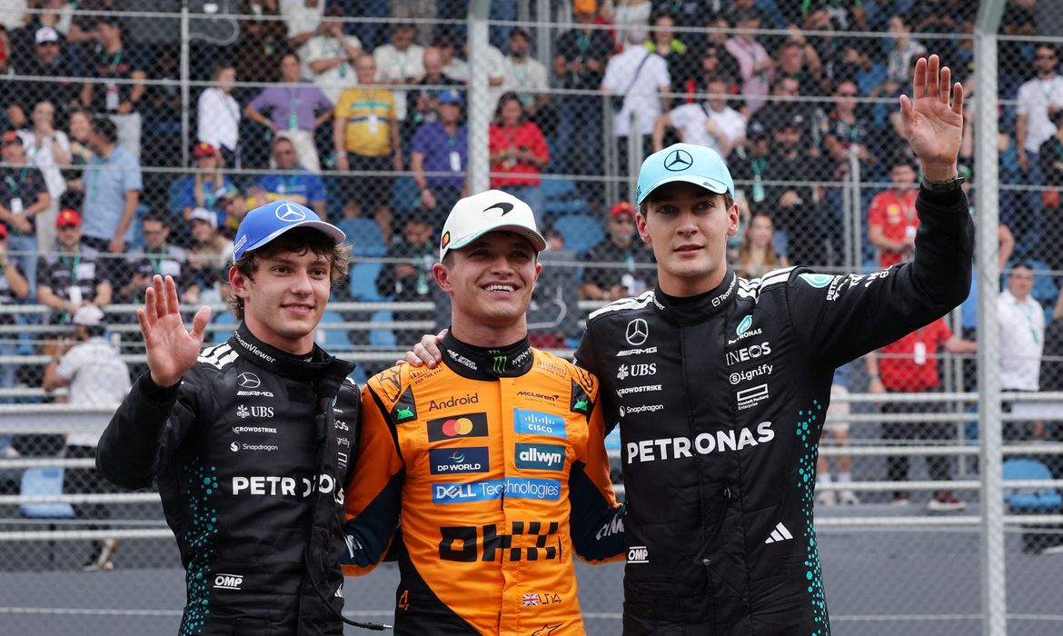 GP de Interlagos: Lando Norris larga na pole position no domingo