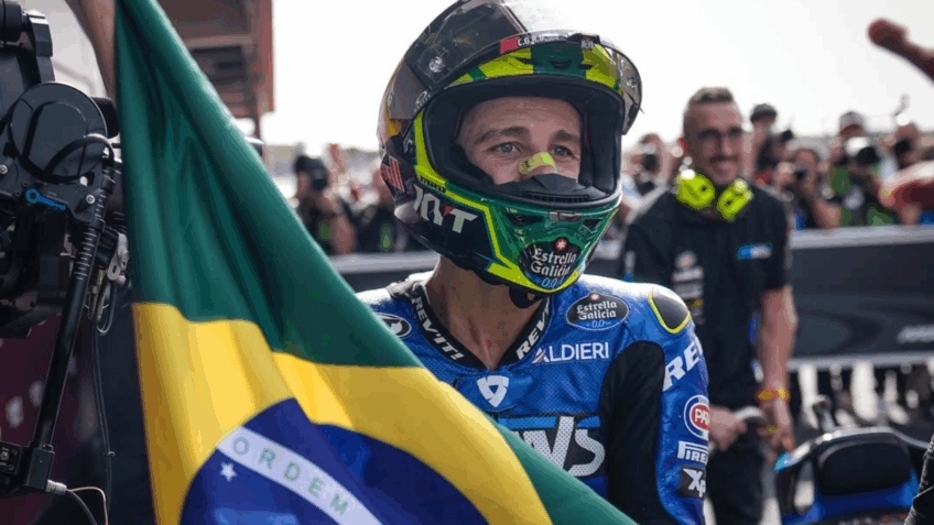 Diogo Moreira vence GP de Portugal e fica favorito para título na Moto2