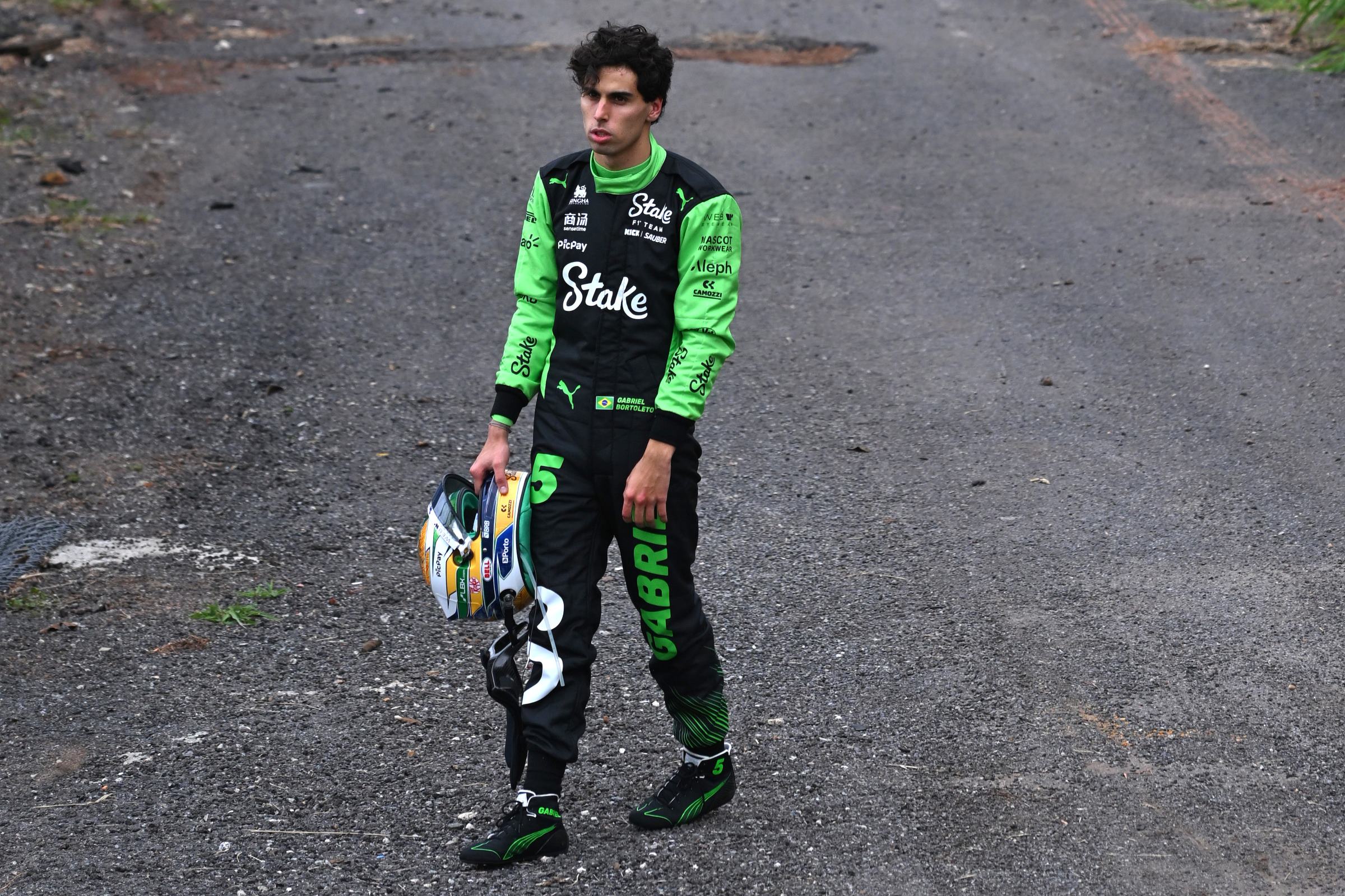 GP de São Paulo: Bortoleto bate na 1ª volta e abandona corrida. Vídeo