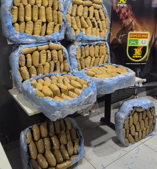 Polícia Militar prende casal e apreende 240 tabletes de maconha em Várzea Grande