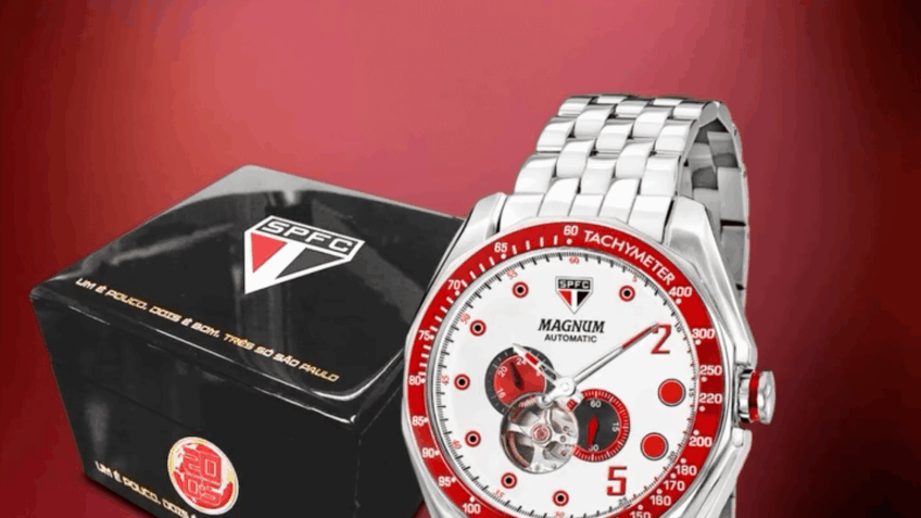 São Paulo lança relógio de R$ 3.990 em comemoração ao tri mundial